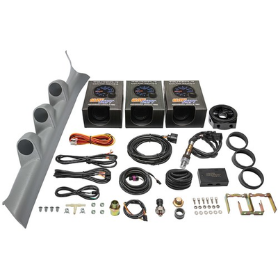 #ad GlowShift Boost Oil PSI Wideband Air Fuel Gauges Pod for 08 15 Lancer EVO X $462.99