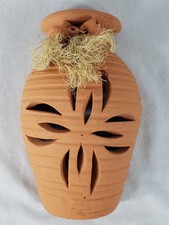 Vintage Terracotta/Clay Wall Hanging Deco Handmade El Salvador Pre-Owned
