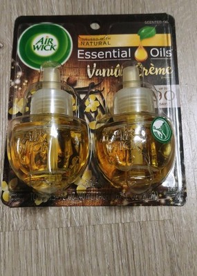 Air Wick Essential Oils Refills, Vanilla Creme, 1 Pack of 2ct (.67 Fl Oz/Bottle)