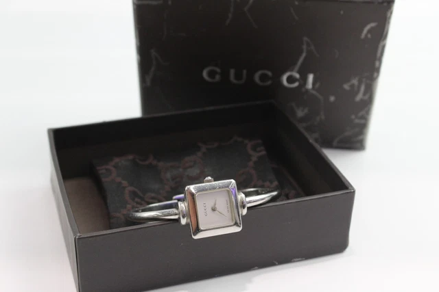 02 Womens Gucci 1900L Steel Dress Quartz Watch Working
