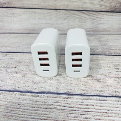 (2) OFSPOWER 65W USB-C PD Charger 3x USB-A Fast Wall Adapter Universal 4-Port