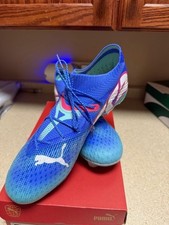 Puma Men s Size 9.5 FUTURE 7 ULTIMATE FG/AG Soccer Cleats Blue 107916-01 New