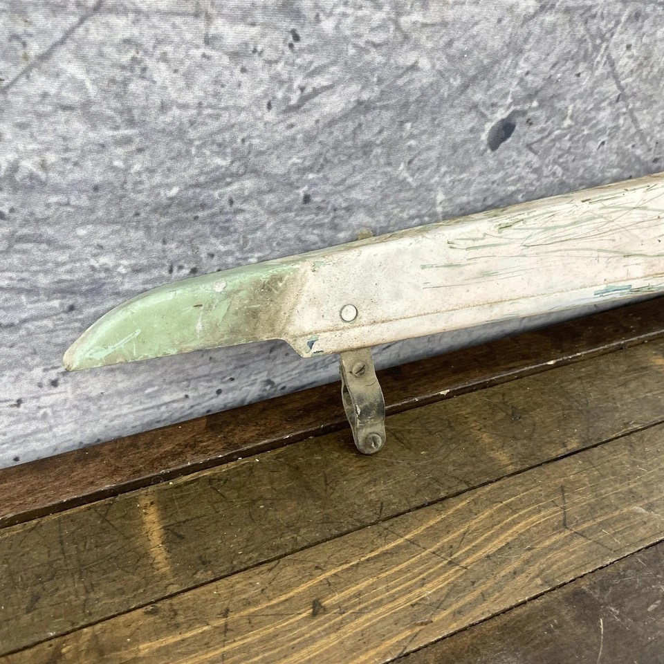 Vintage Monark Bicycle Chain Guard Steel Chainguard Cruiser Balloon Tire Green - Image 2 of 4