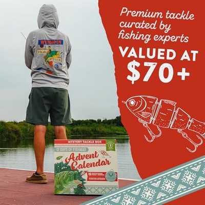 Mystery Tackle Box 12 Days of Fishmas Advent Calendar  Bass Fishing Lure  Gift | eBay