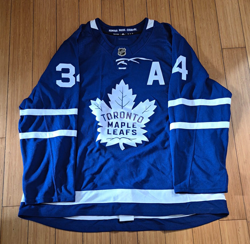 adidas Toronto Maple Leafs NHL Hockey Jersey Blue White Auston Matthews #34 60