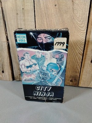 City Ninja (VHS) RARE Raymond Chan, June Hack, Lily Chen TESTED FREE SHIPPING 
