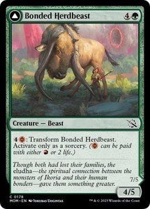 Bonded Herdbeast // Plated Kilnbeast - Foil - March of the Machine #178