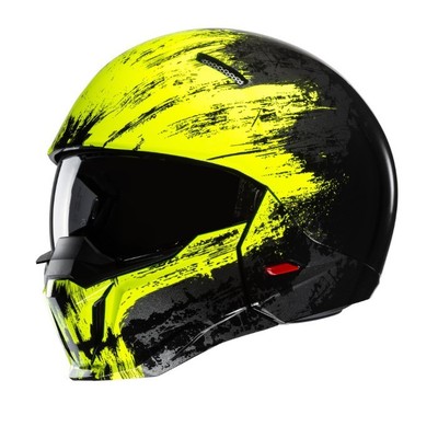 HJC I20 FURIA GELB MOTORRADHELM MIT ABNEHMBAREM KINNBÜGEL ECE22.06 ZUGELASSEN