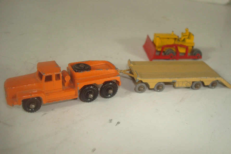 MATCHBOX LESNEY PICKFORD TRANSPORT LAING SCAMMELL ROTINOFF ALANTIC LOWBOY TRUCKS - Image 4 of 4