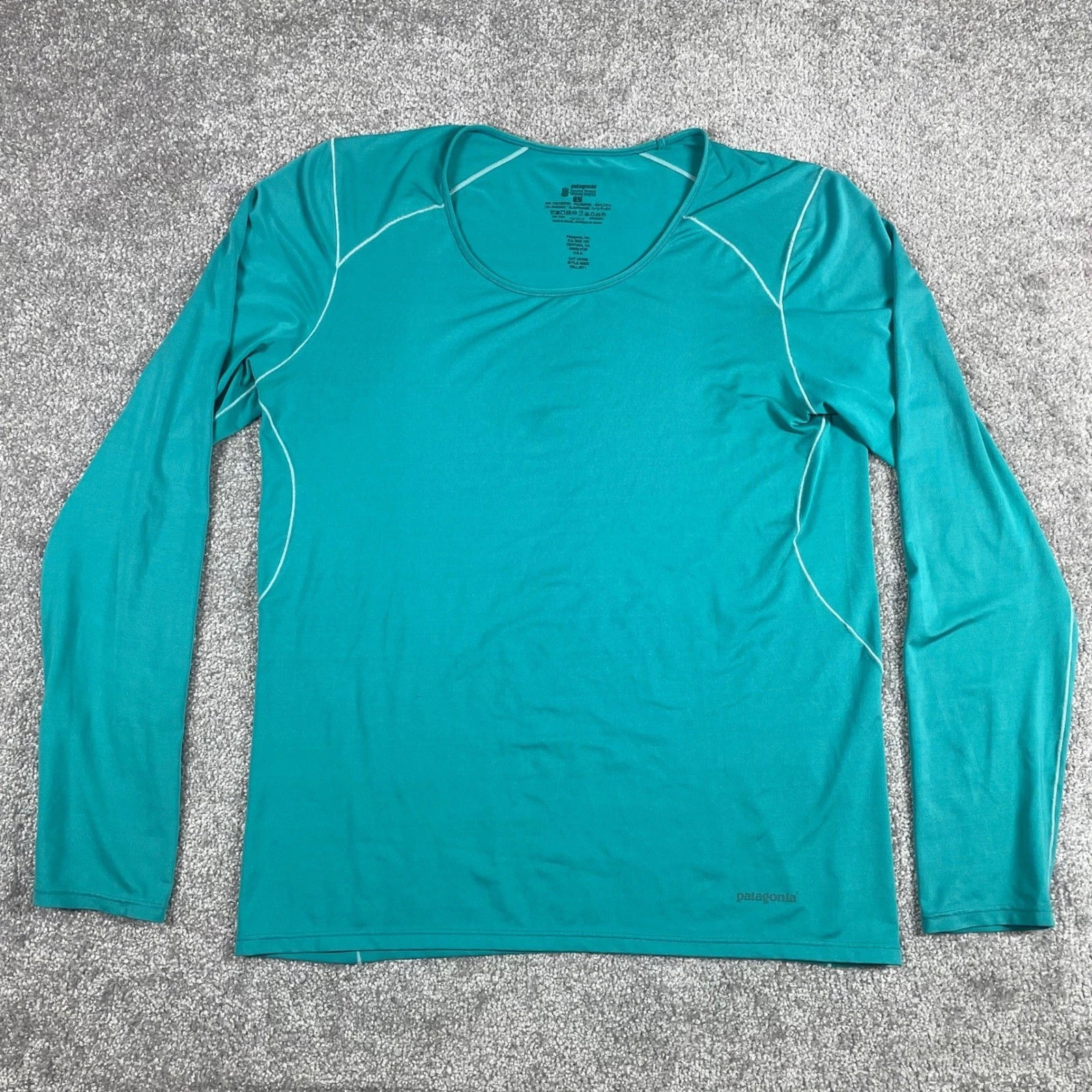Patagonia Base Layer Womens Large Performance Stretch Lightweight Long Sleeve