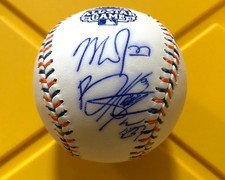 MIKE TROUT, BRYCE HARPER Dual Signed PSA Authentic '13 MLB AllStar Game Baseball
