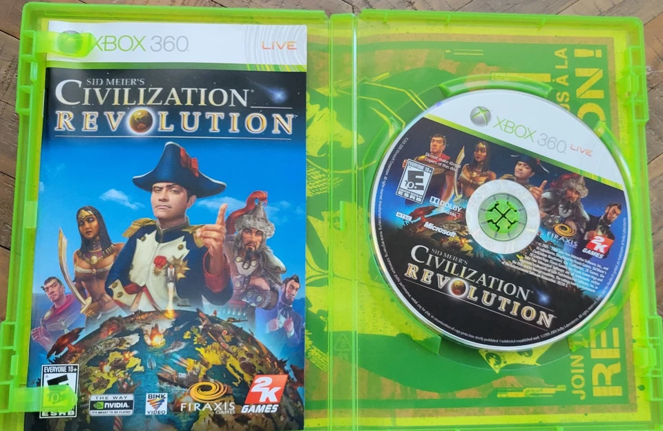 Civilization Revolution (Microsoft Xbox 360, 2008) CIB - Image 2 of 3