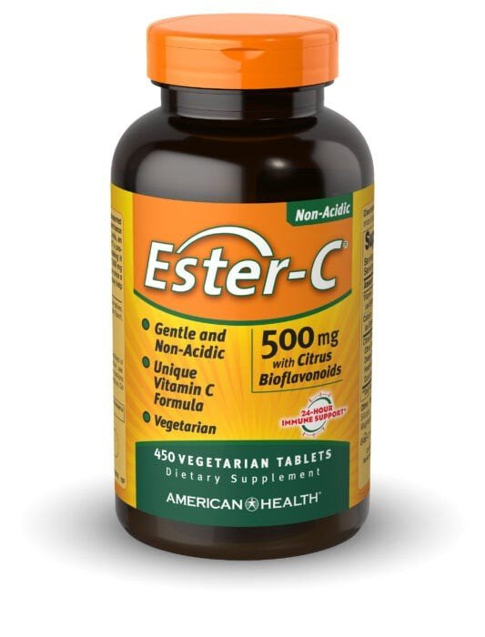 American Health Products Ester-C 500 мг с цитрусовыми биофлавоноидами 450 для вегетарианцев 7590₽