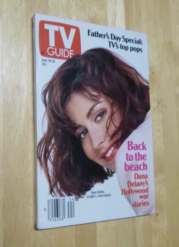 TV Guide June 16- 22 1990 Dana Delany on China Beach Charlotte, NC