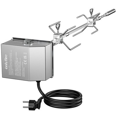BRK-6045 Edelstahl Grillspieß, Set passt für Weber Spirit 200/300 & Spirit II...