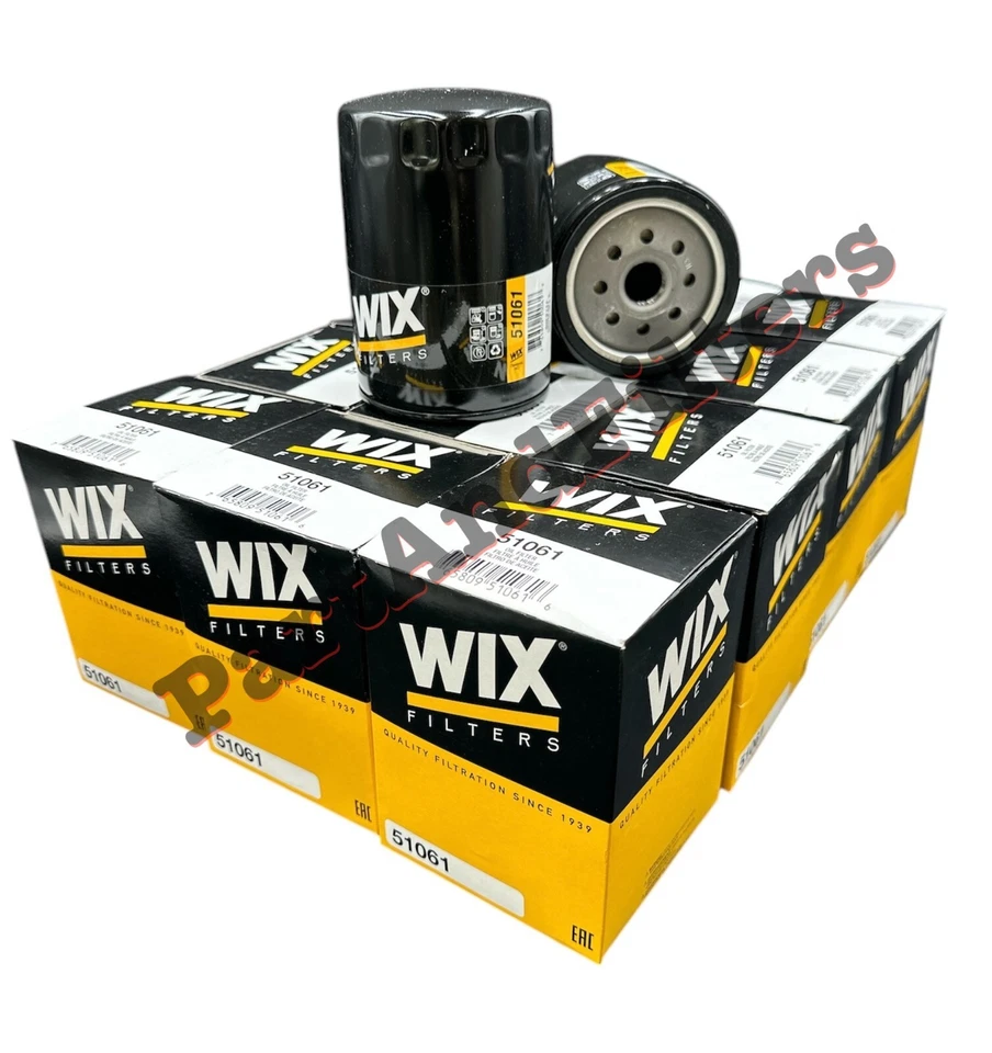 Wix 51061 Engine Oil Filter (Pack of 12) Replace B6, GMC 25013454 - Image 2 of 2