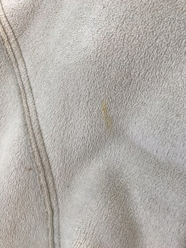 Old Navy Coat Size Medium Ladies Hoodie Beige Parka Fur 100 % Polyester Full Zip - Picture 4 of 12