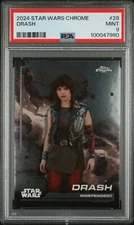 2024 Topps Star Wars Chrome Drash Card #28 PSA Mint 9