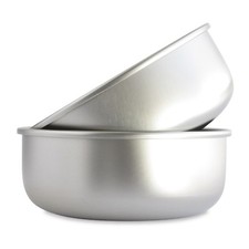 Basis Pet Made in the USA Stainless Steel Dog Food & Water Bowls