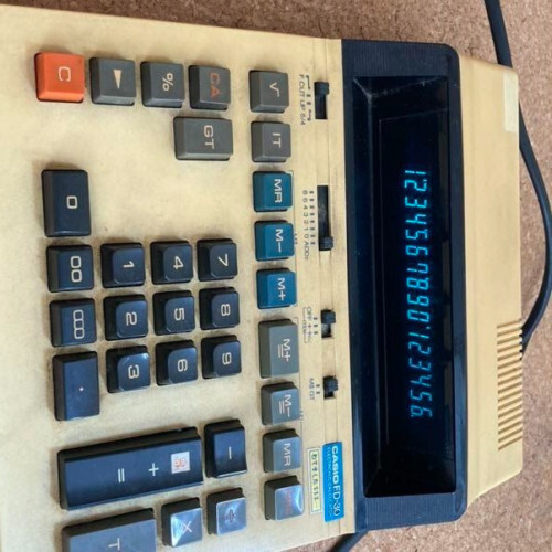Rare!] Vintage Casio FD-30 Full-fledged Practical Calculator