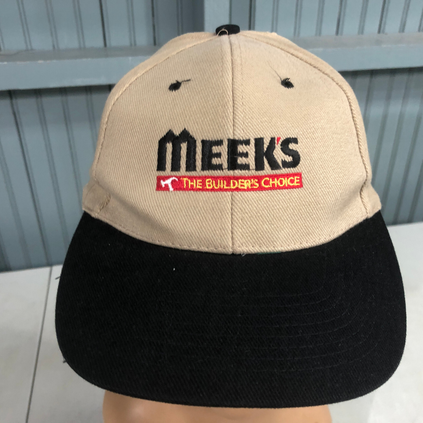 Meek's Builders Choice Strapback Baseball Cap Hat - image 2