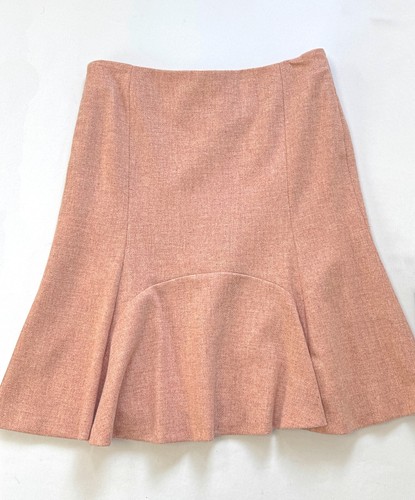 CAROLINA Herrera tweed 4 rosa Godet gonna blazer giacca lana set nuovo set 2 pezzi - Foto 5 di 21
