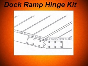Stationary Pipe Boat Dock Hardware Ramp Hinge Kit 480 | eBay