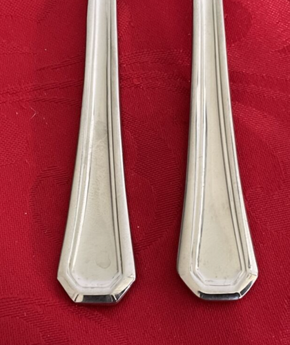 Gorham 18/8 stainless Fairview butter knife 7 1/8" & sugar spoon 6 1/8" NM - Picture 3 of 4