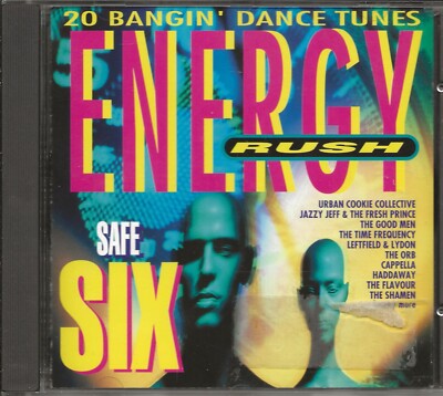 VARIOUS - Energy Rush: Safe Six (Dino Entertainment #DINCD 74 - UK, 1993)