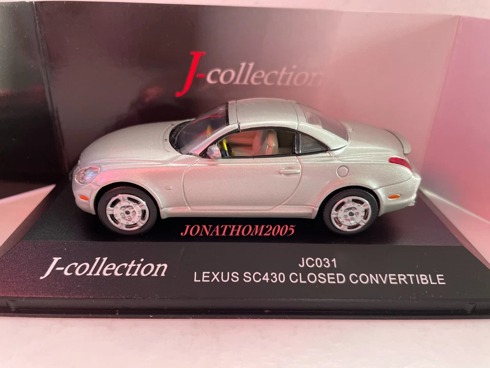 J-COLLECTION JC031 - LEXUS SC430 CHIUSA CONVERTIBILE ARGENTO 1/43° - Immagine 3 di 4
