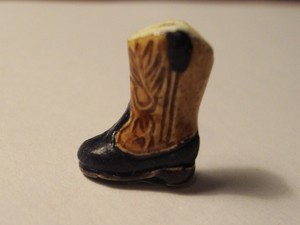 ceramic cowboy boots