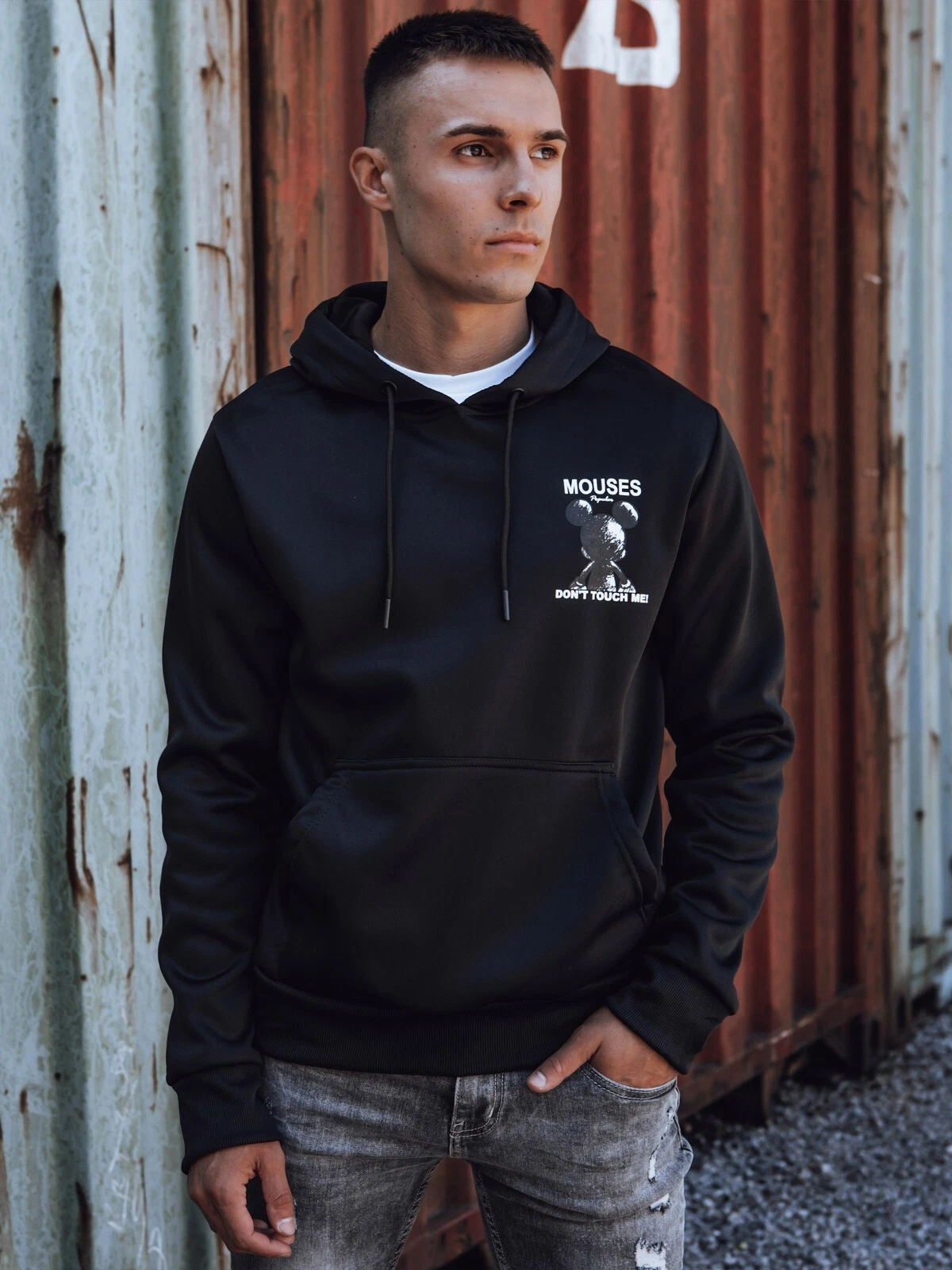 SACAI Felpa con cappuccio uomo pullover felpa con cappuccio stampa uomo Dstreet M 2XL