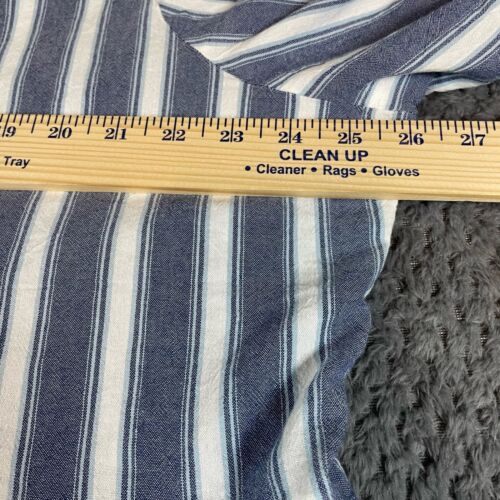 Old Navy Dress Womens 2X Smocked Layered Blue Stripe Pockets Nautical Coastal - Picture 8 of 8