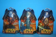STAR WARS 2005 ROTS ACTION FIGURES COMPLETE LOOSE STR8 FROM PGK. WEAPON HASBRO
