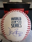 Dave Roberts Los Angeles Dodgers Rawlings 2020 World Series Signed Baseball JSA