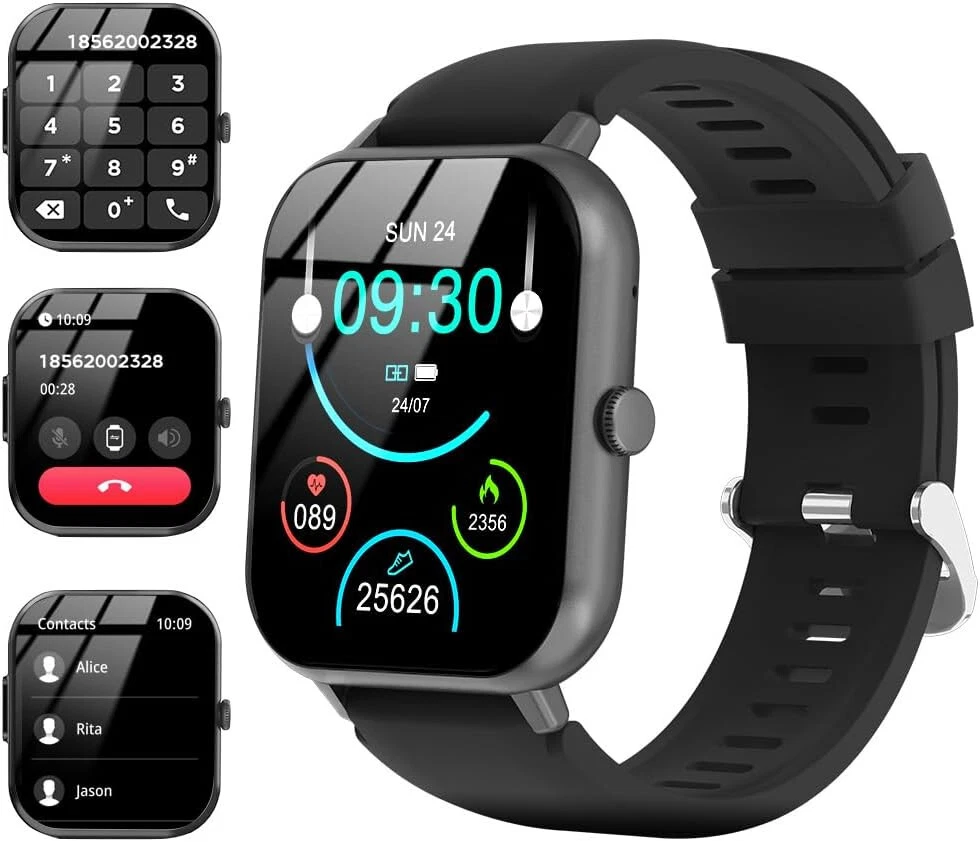 Smart Watch Women Men with Phone Function Wristwatch for iPhone Samsung Huawei