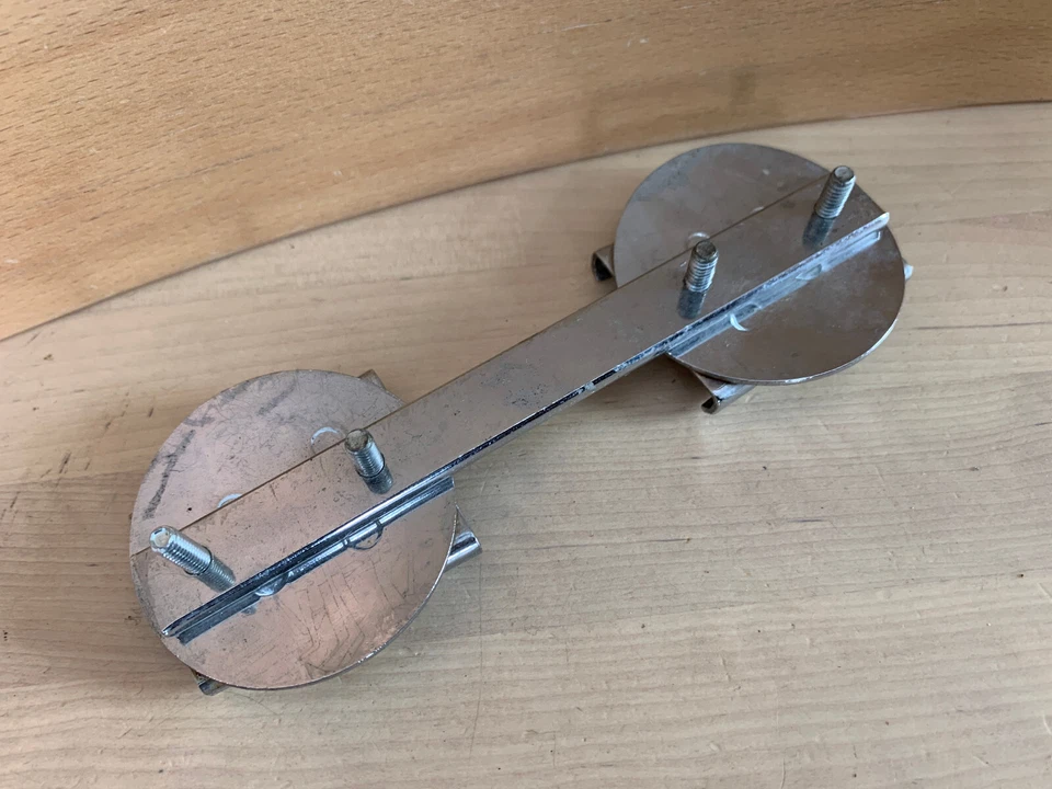 SLINGERLAND Concert Rack Tom Double Clip Slide Mount Bracket Holder Part 70s Vtg - Image 3 of 3