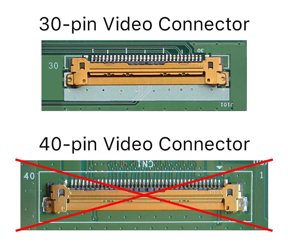 CMO Innolux N116BGE-EA2 REV.C1 Top/Bottom Tabs LCD Screen Matte HD 1366x768 - Image 2 of 4