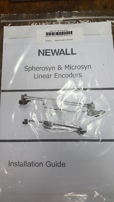Newall DRO INSTALLATION Guide Spherosyn and Microsyn Linear Encoders