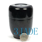 Natural Black Green Jade Tea Canister / Container