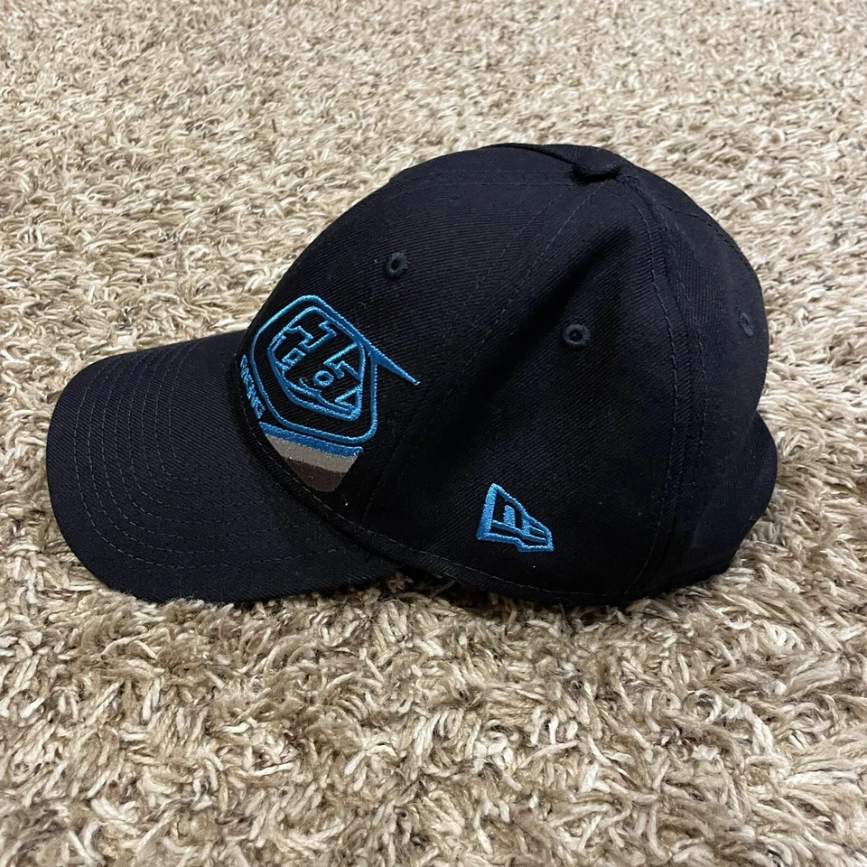 Troy Lee Designs New Era 9Forty Precision 2.0 Black Hat Snapback Black - Image 3 of 4