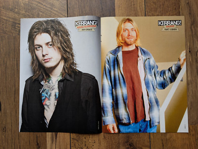 Ben Bruce/Kurt Cobain Kerrang! posters Asking Alexandria Nirvana