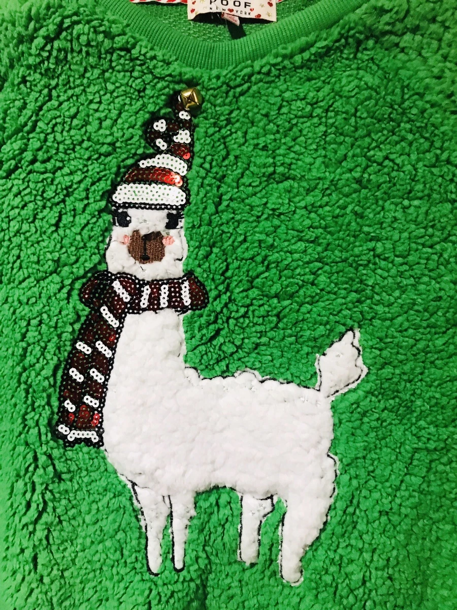 Llama top christmas leggings