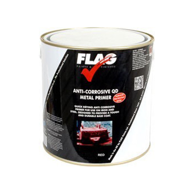 Flag Paints Anti Corrosive QD (Quick Drying) Metal Primer in Red