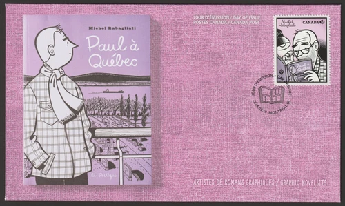 Canada #3447, Graphic Novelists, Michel Rabagliati, First Day Cover, FDC 2024