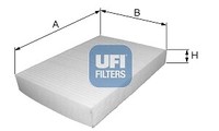 UFI Filter Innenraumluft Innenraumfilter 53.048.00