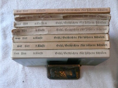 Walther Gehl Geschichte 2-8 Klasse Oberschulen und Gymnasien 1939-40
