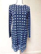 Michael Kors Women's Basics Heritage Blue Dress Medium  NWT