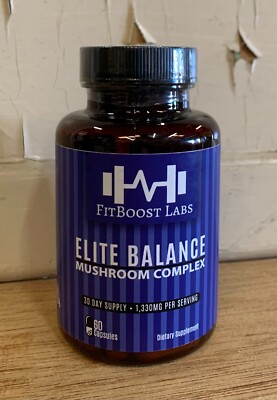 FitBoost Labs - Elite Balance Mushroom Complex, 30 day supply
