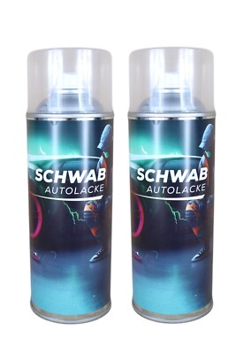 Set Spraydose Autolack 1K Basislack VW LD5Q 400ml + 1K Klarlack Spraydose 400ml